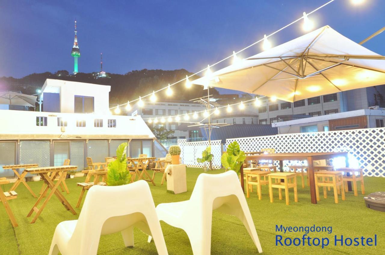 Myeongdong Rooftop Hostel Seoel Buitenkant foto